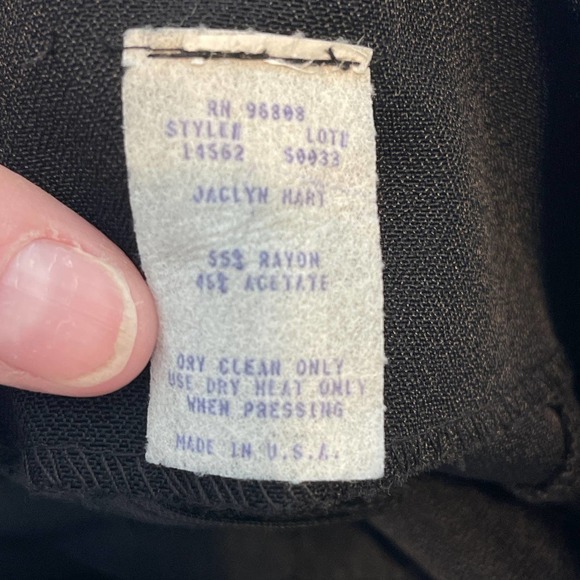 Jaclyn Hart Black with Tan Embroidery Tank Maxi Dress & Jacket Large - Picture 7 of 9